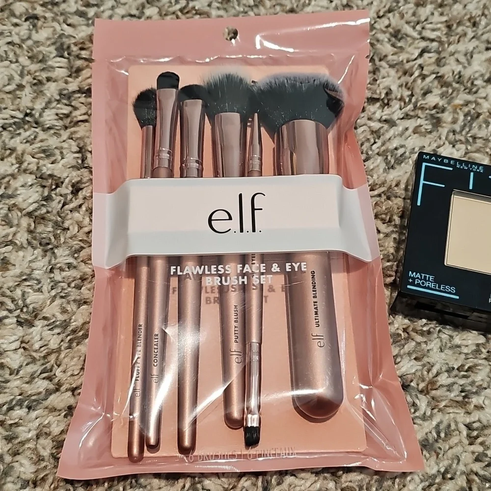 e.l.f. Maybelline And Milani Makeup And Brush Bundle